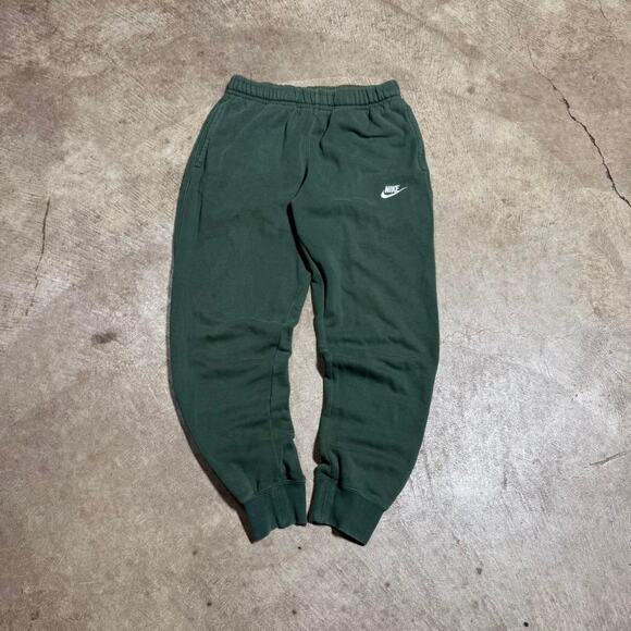Forest Green Nike Mini Logo Sweatpants - Picture 4 of 7